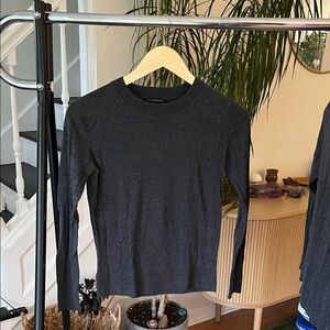 Banana Republic Charcoal Knit Sweater